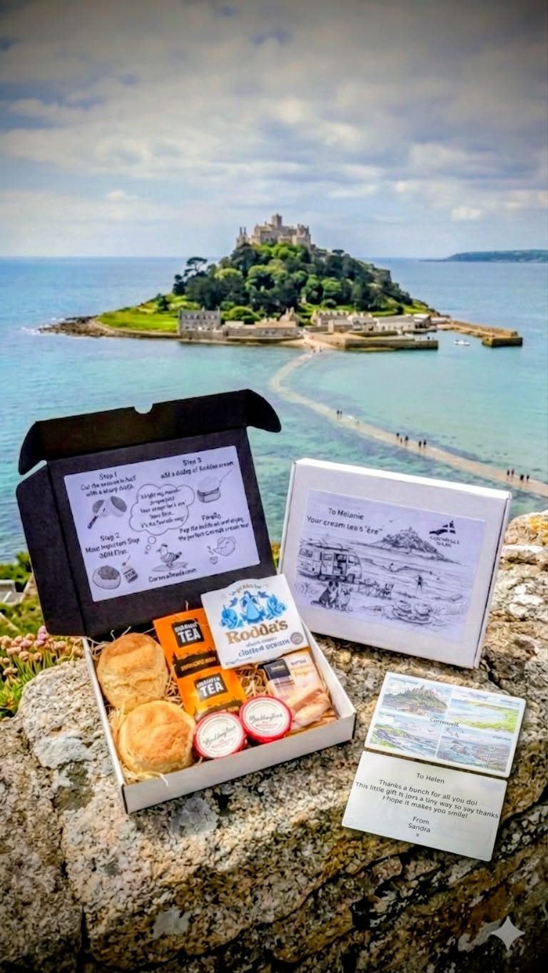 Cornish Cream Tea Hamper for Two