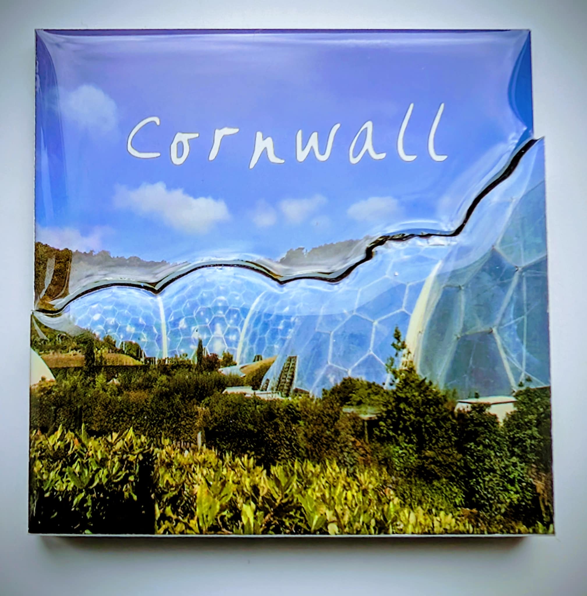 Eden Project Fridge Magnet (2 Layer)