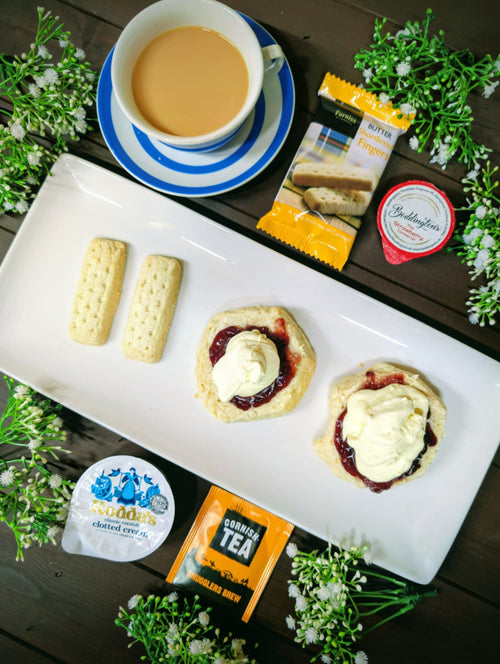 Cornish Cream Tea Hamper for One
