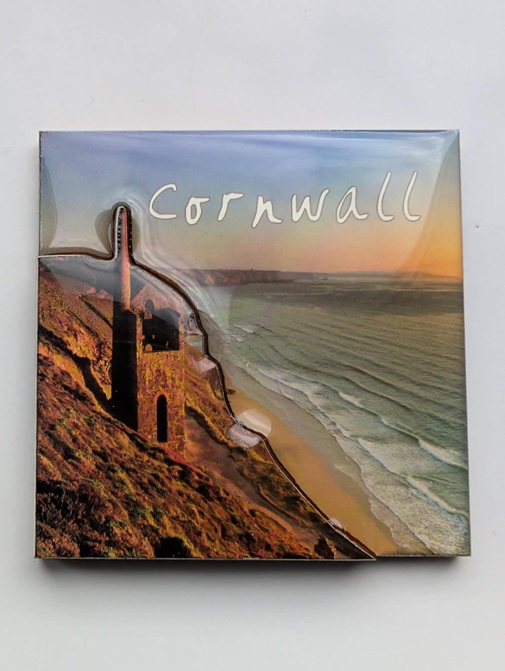 Cornwall Coast Fridge Magnet (2 Layer)