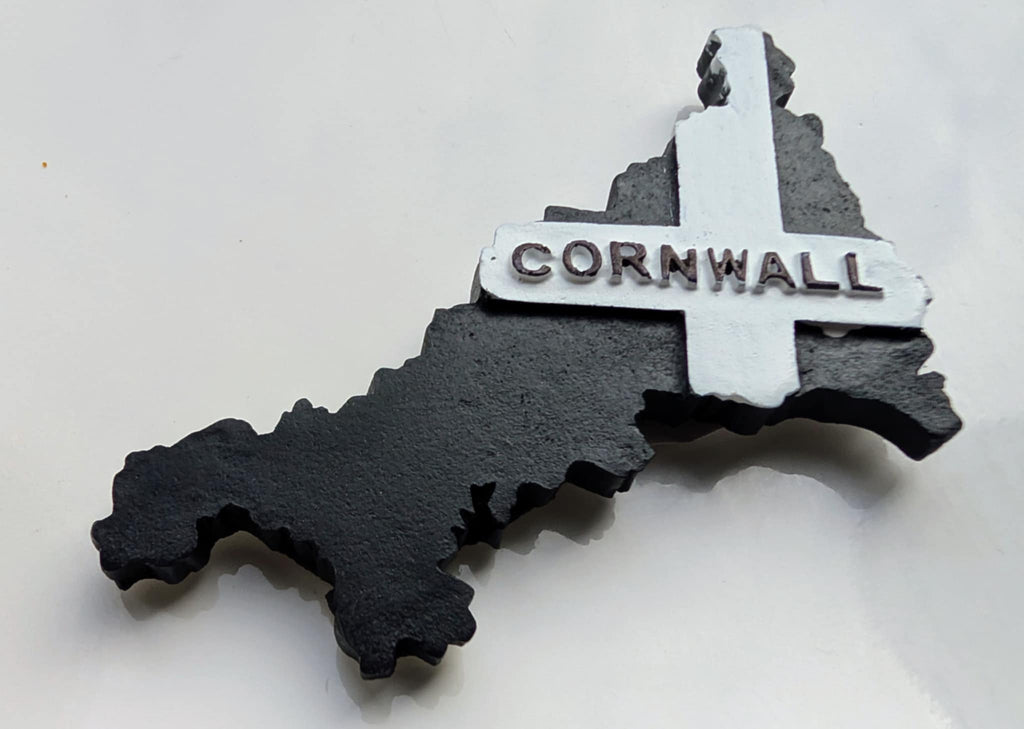 Cornwall Map Fridge Magnet