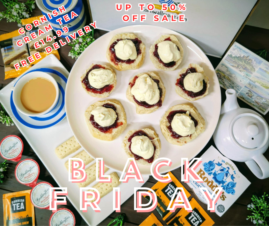 Cornish Cream Tea Hamper for four