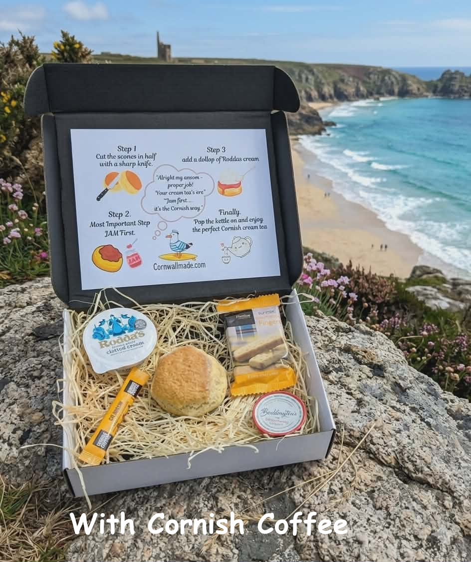 Cornish Cream Tea Hamper for One