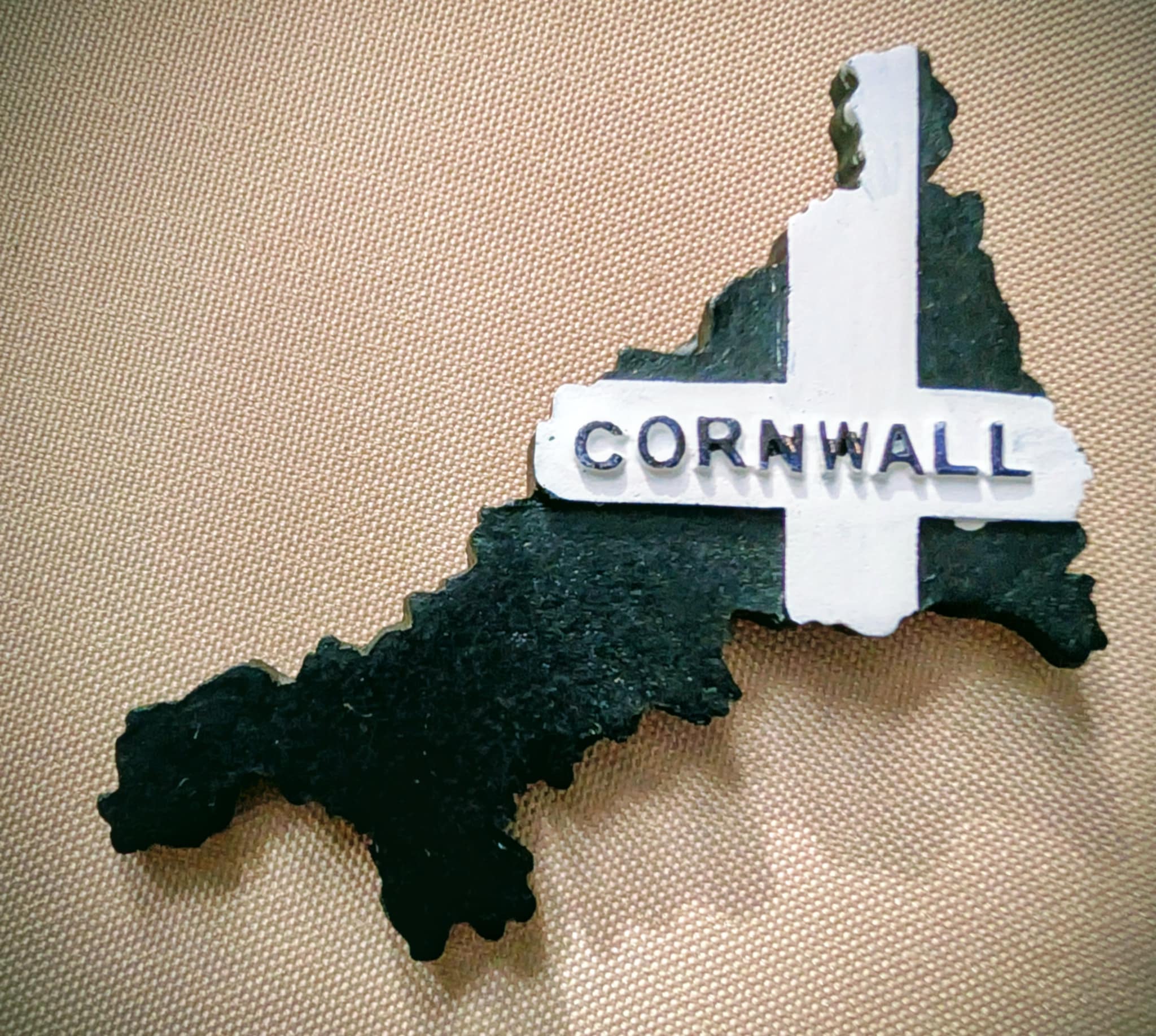Cornwall Map Fridge Magnet