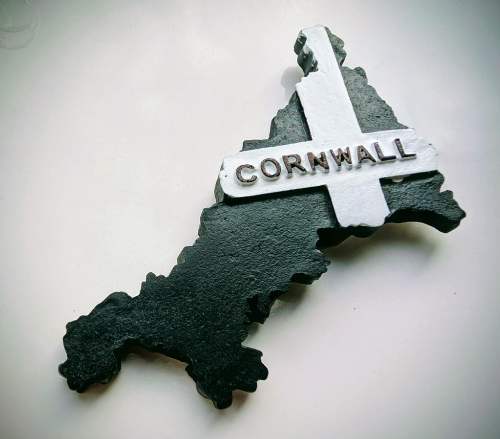 Cornwall Map Fridge Magnet